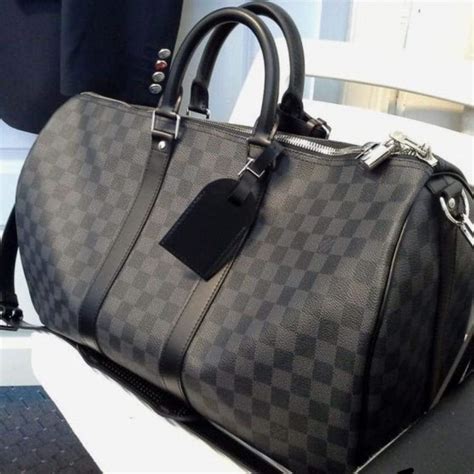 lv black duffle bag|black louis vuitton duffle bag.